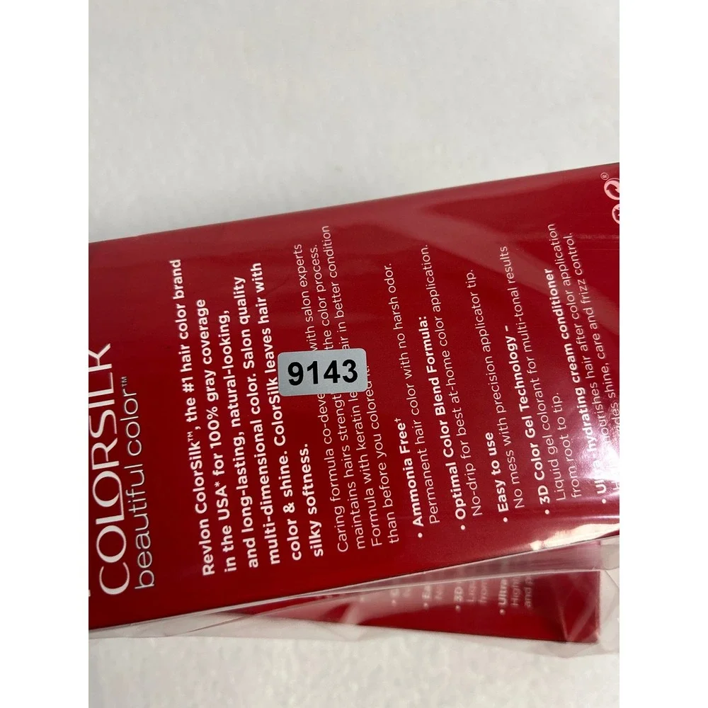 Permanent Gray Coverage Revlon‎ ColorSilk Women 2pk 51 Light Brown Ammonia Free